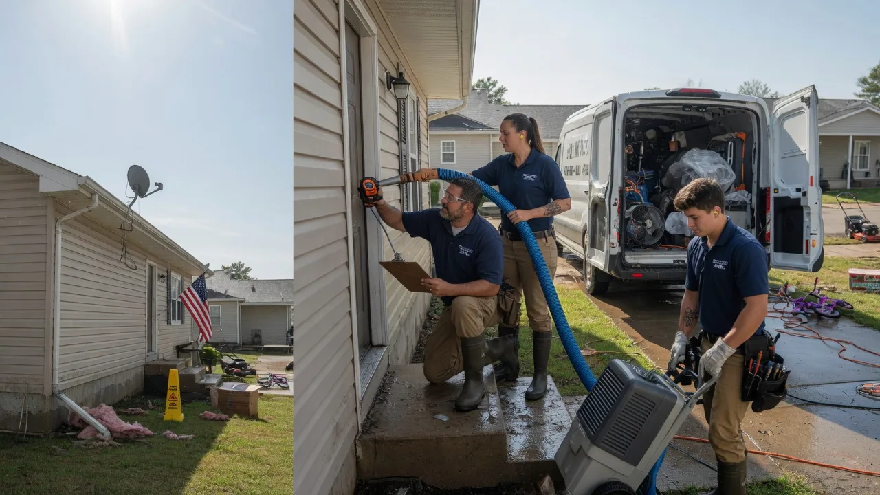Ceiling Water Damage Restoration in Jefferson, AR near me